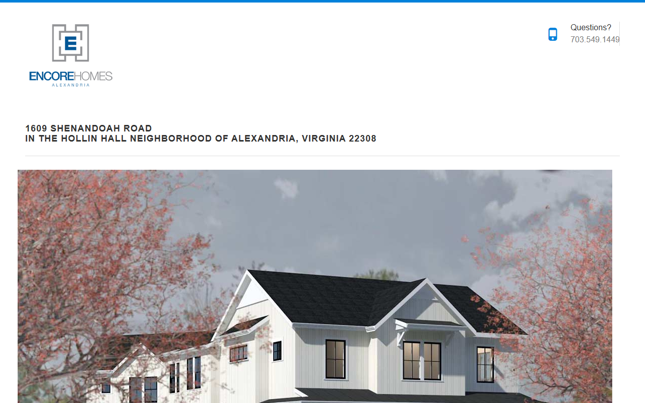 1609shenandoah.com screenshot