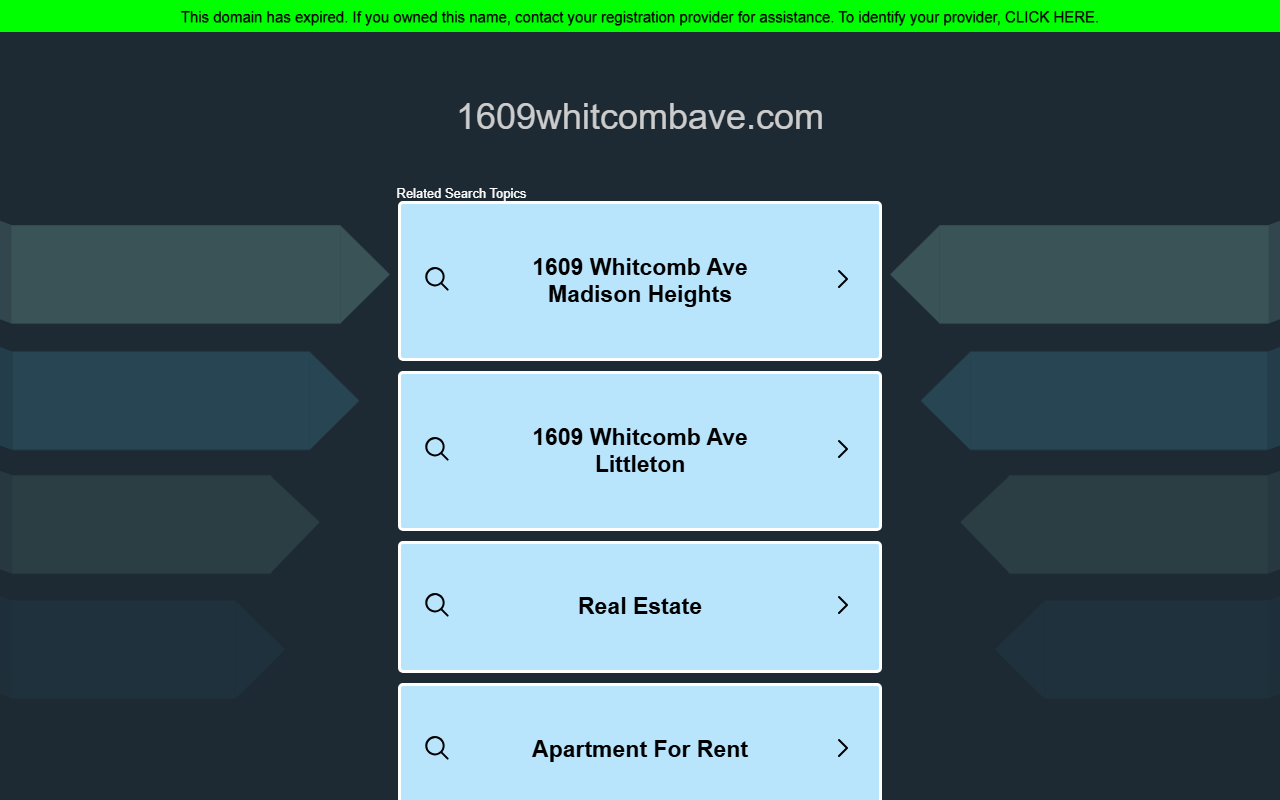 1609whitcombave.com screenshot