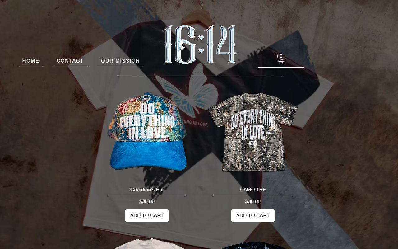 1614apparel.com screenshot