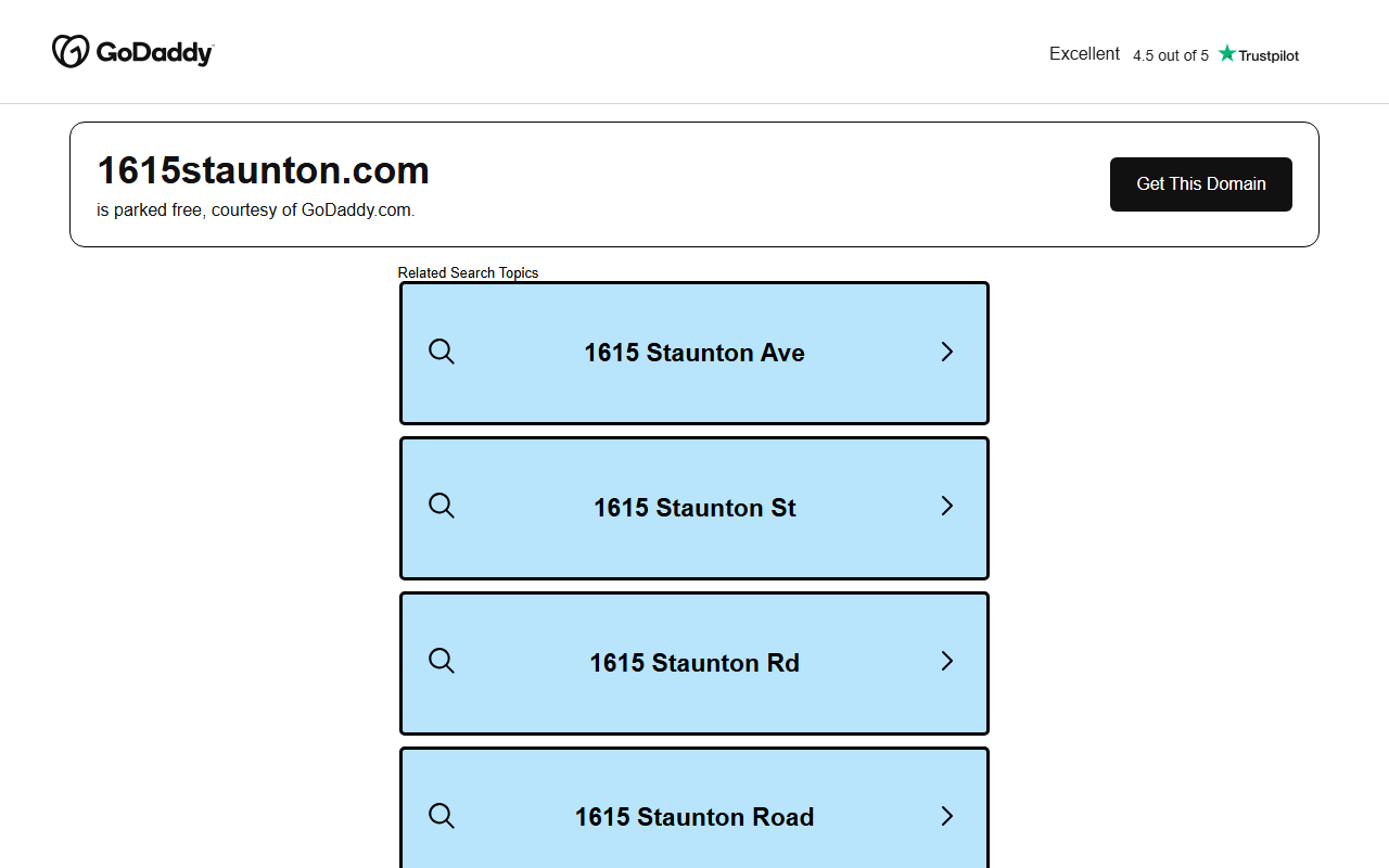 1615staunton.com screenshot
