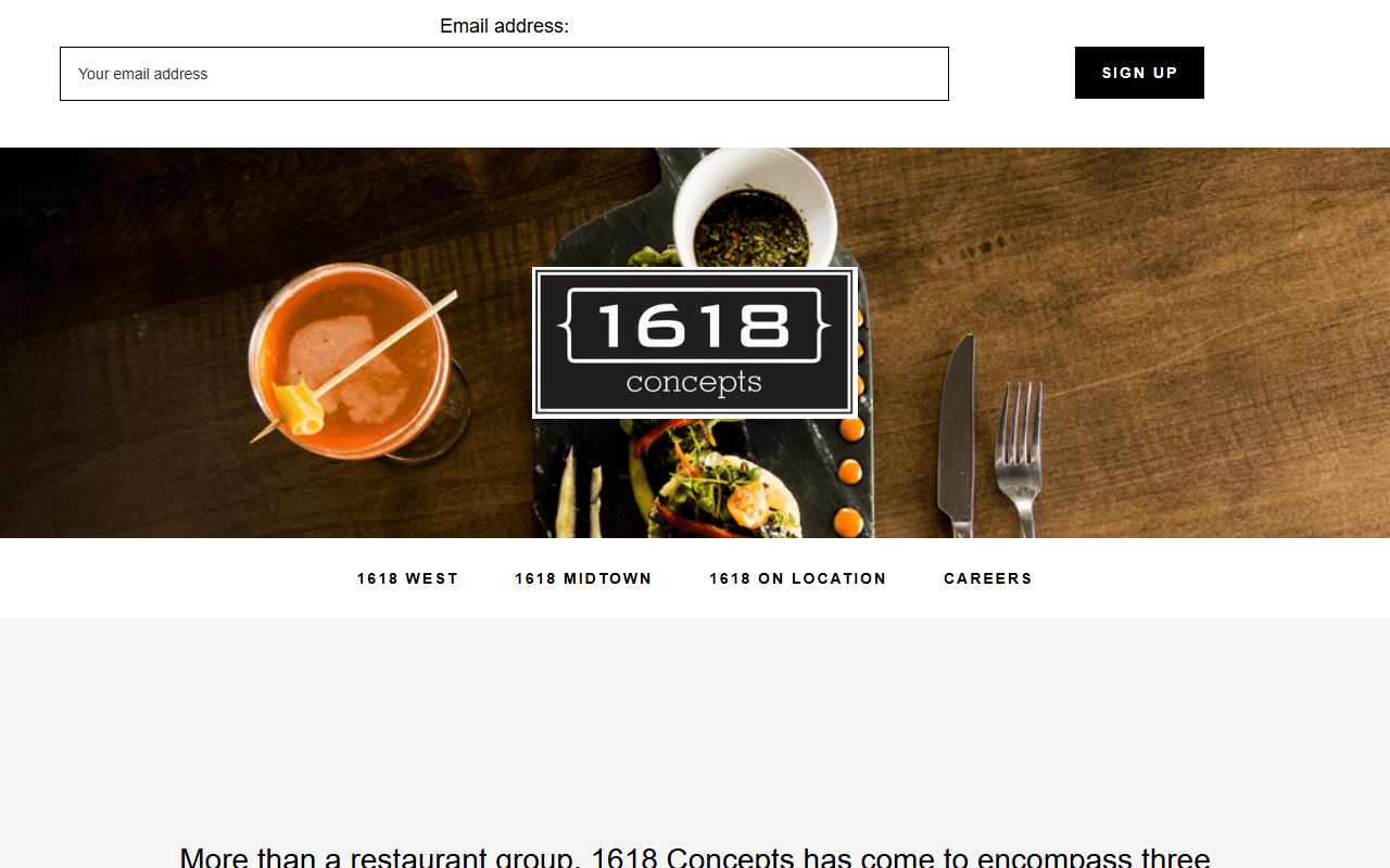 1618downtown.com screenshot