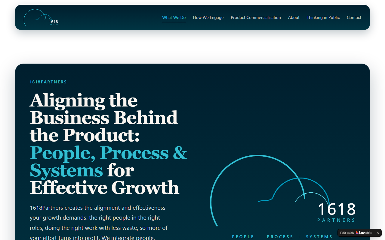 1618partners.com screenshot