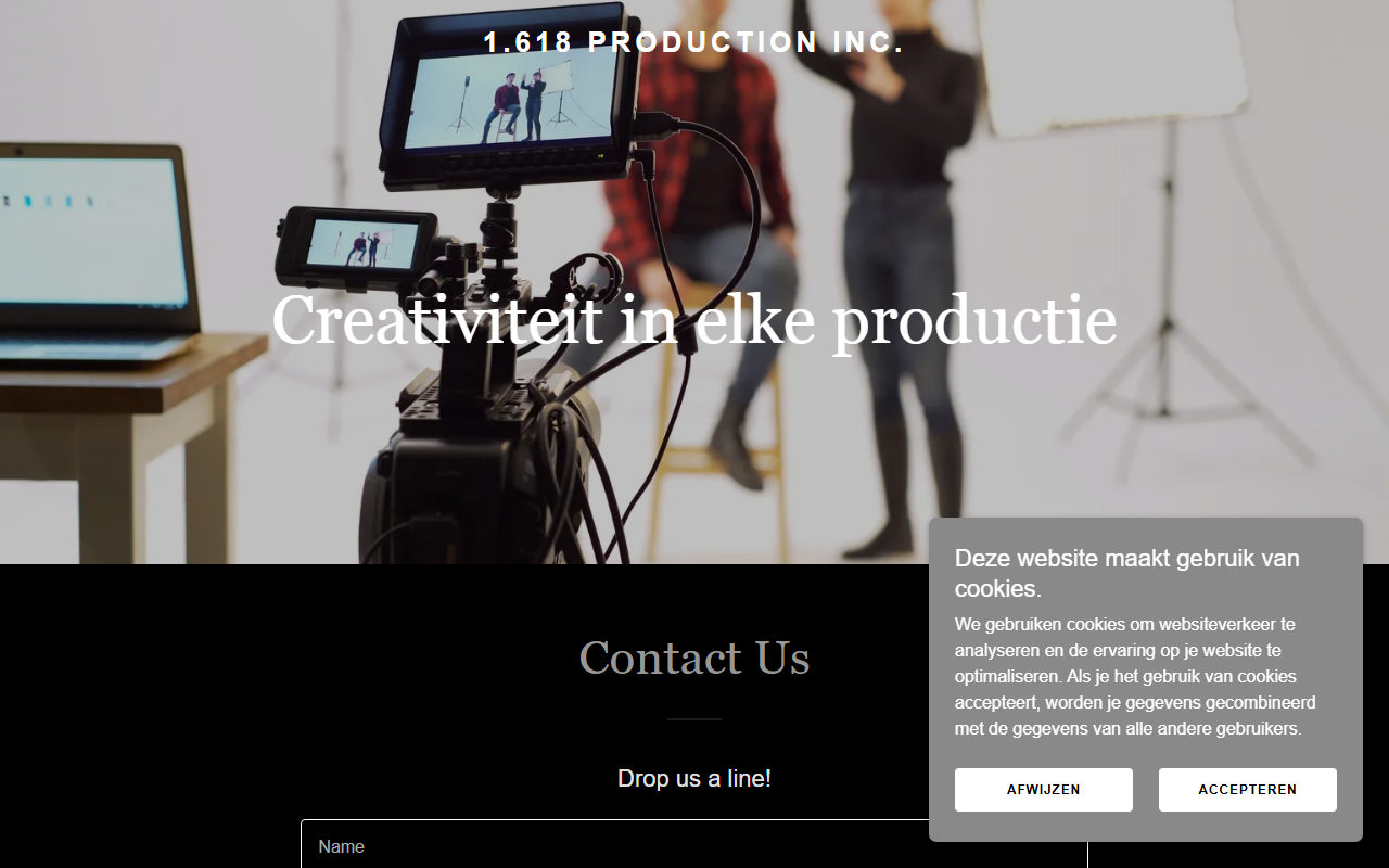 1618production.com screenshot