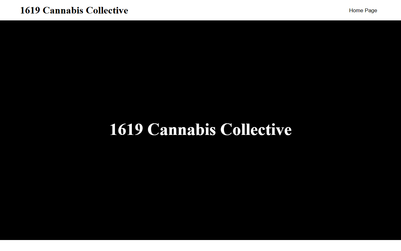 1619cannabis.com screenshot