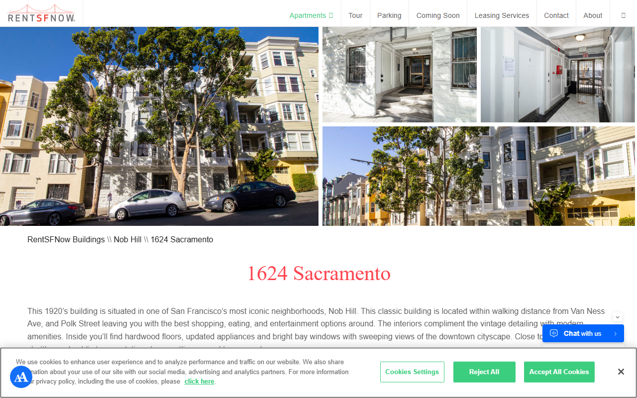 1624sacramento.com screenshot