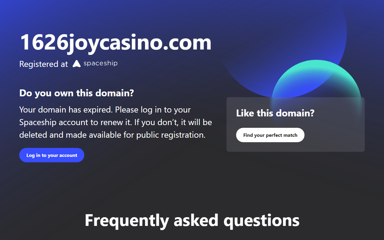 1626joycasino.com screenshot