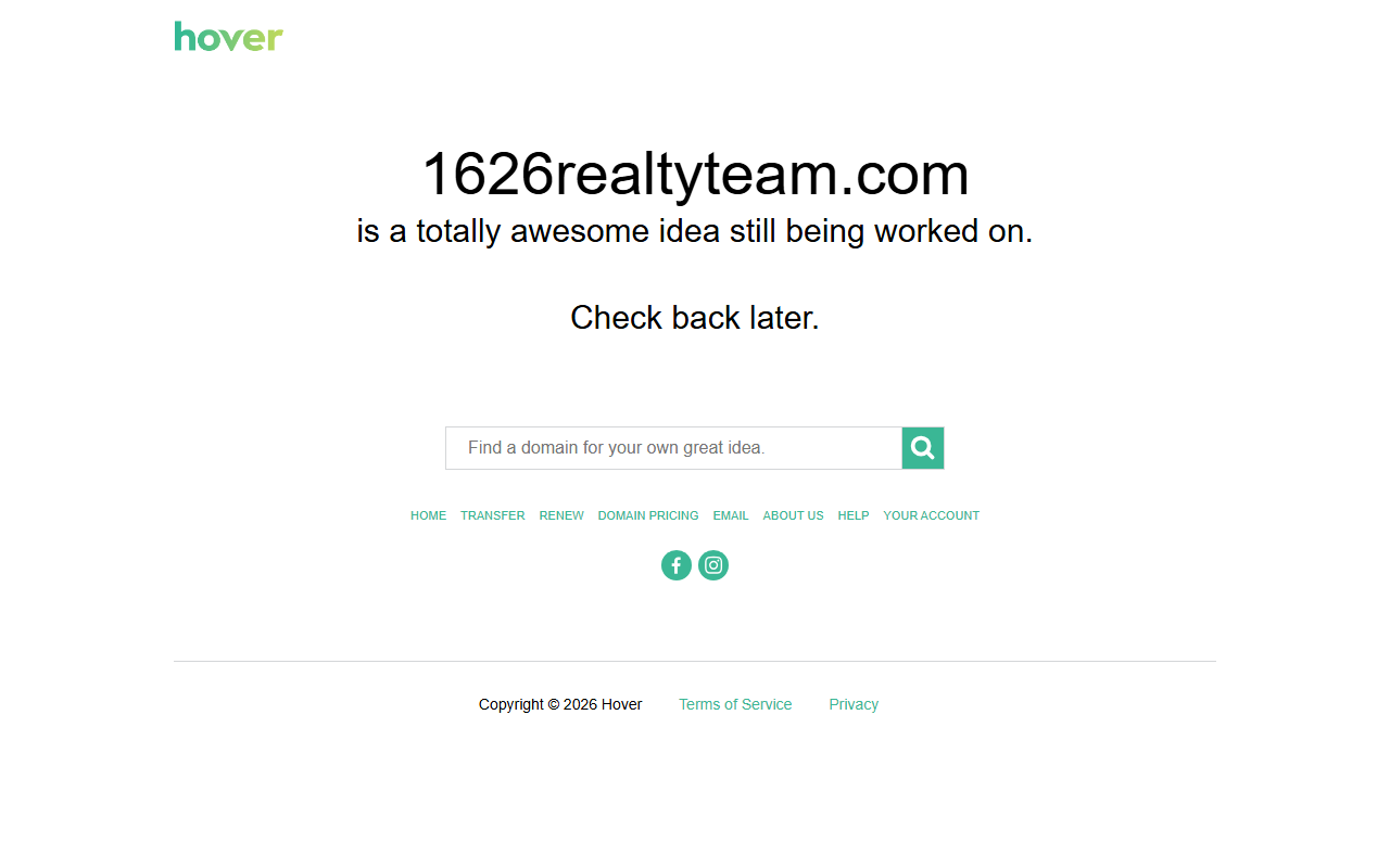 1626realtyteam.com screenshot