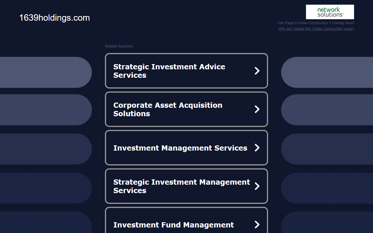 1639holdings.com screenshot