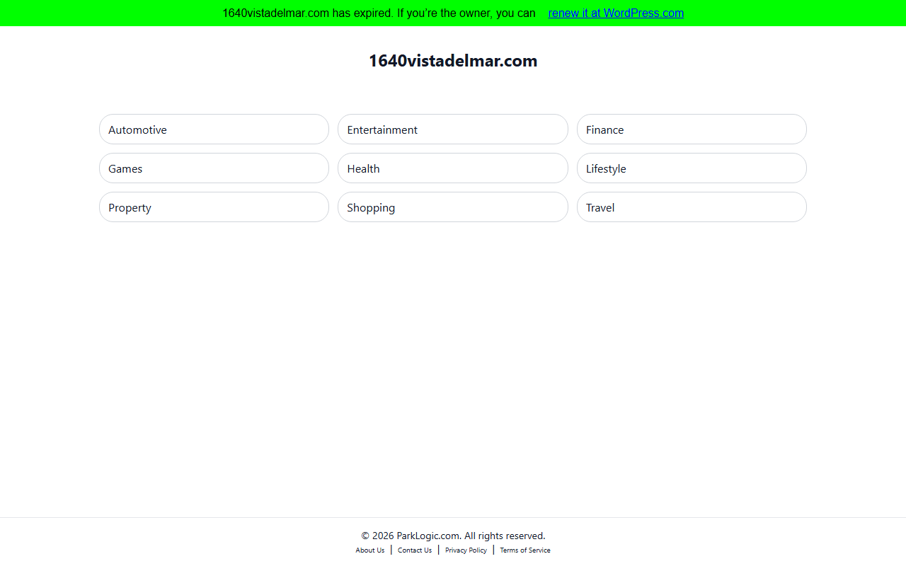 1640vistadelmar.com screenshot