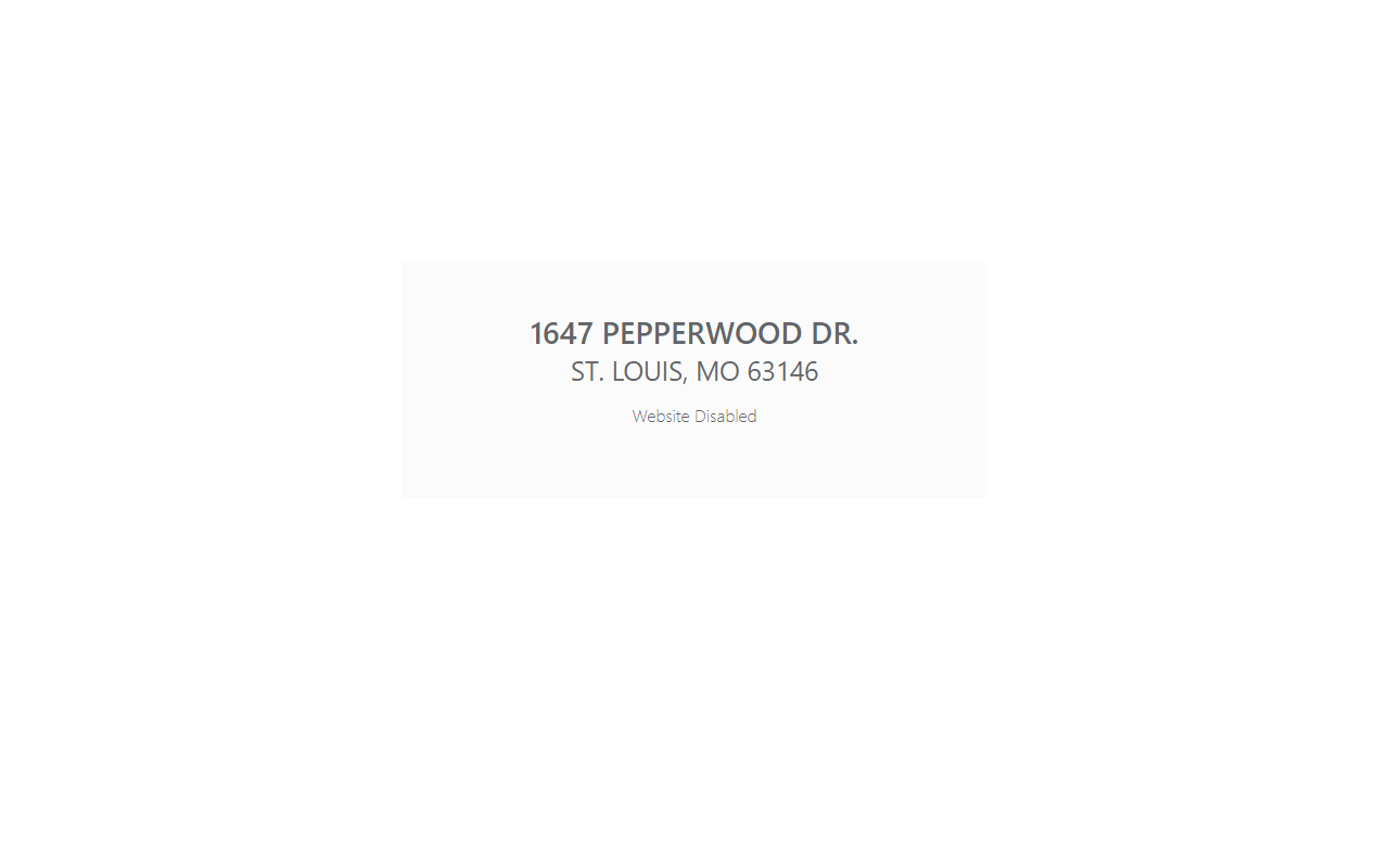 1647pepperwood.com screenshot
