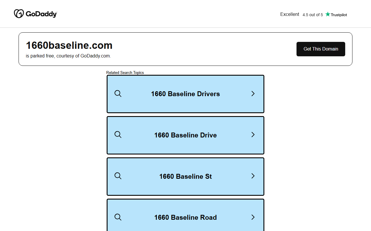 1660baseline.com screenshot