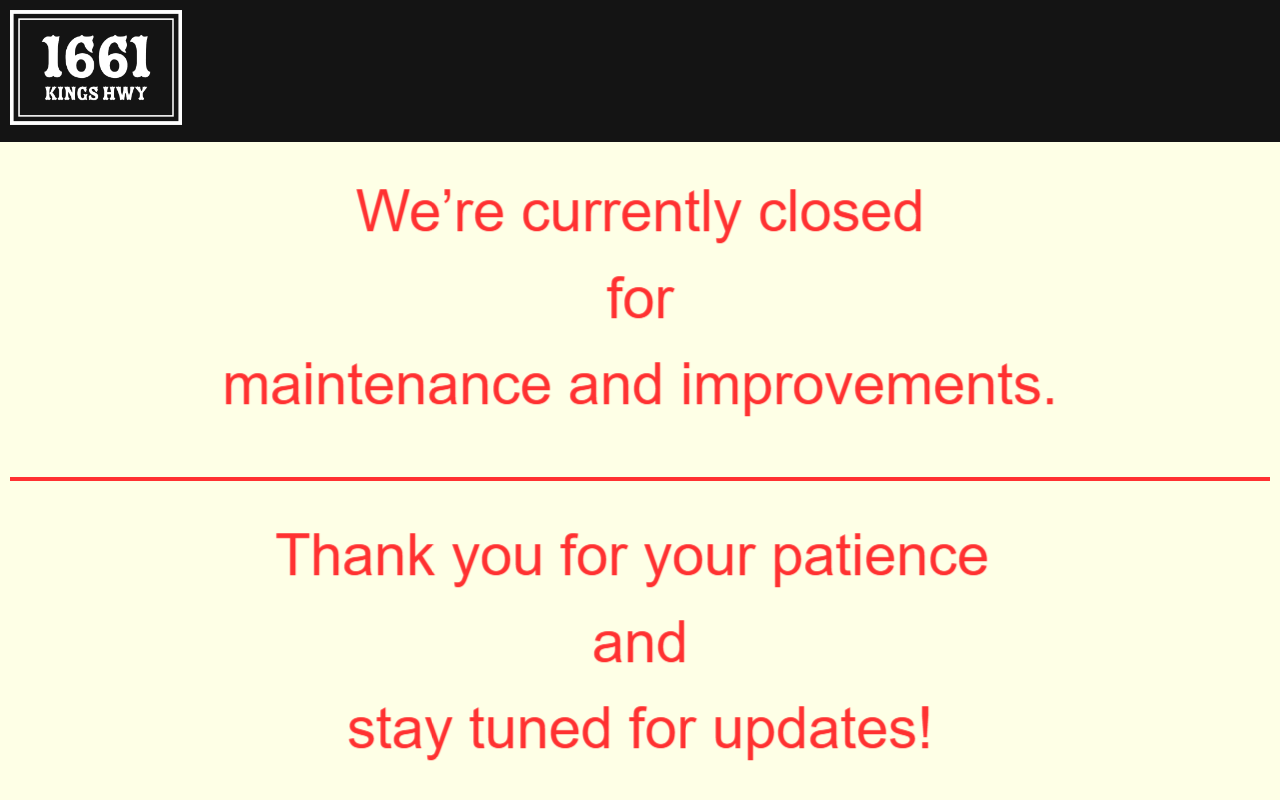1661kingshwy.com screenshot