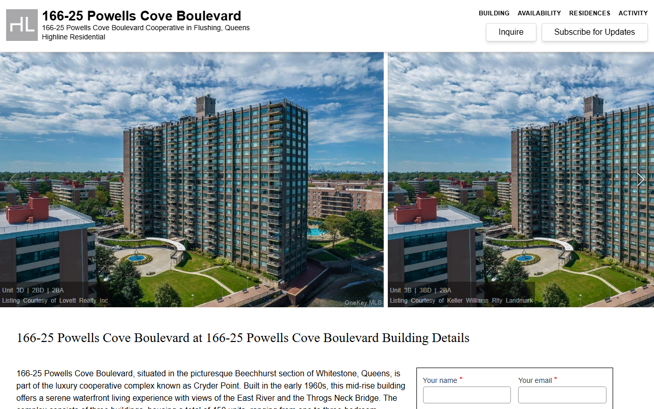 16625powellscove.com screenshot