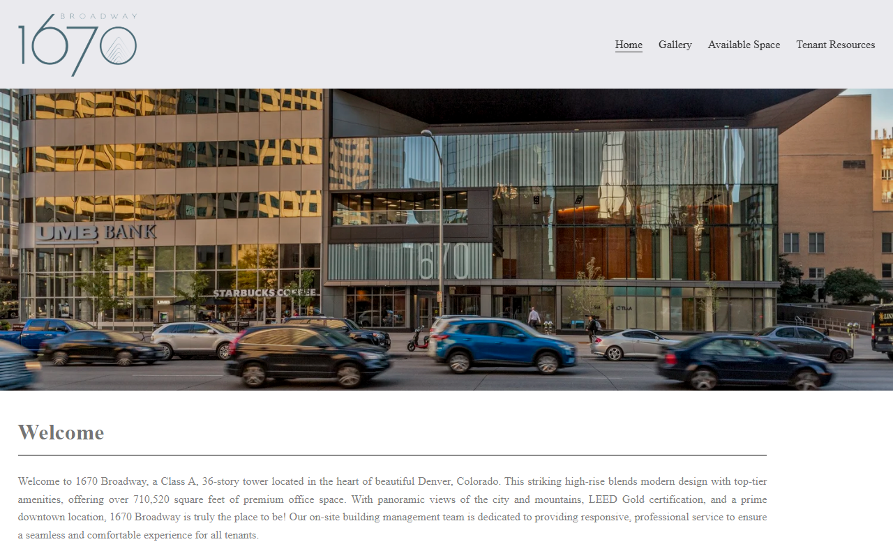 1670broadway.com screenshot
