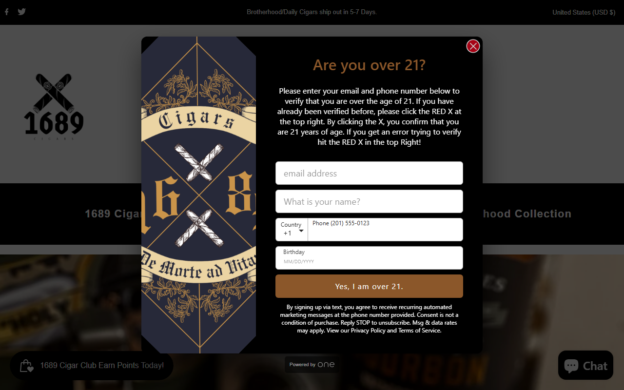1689watches.com screenshot