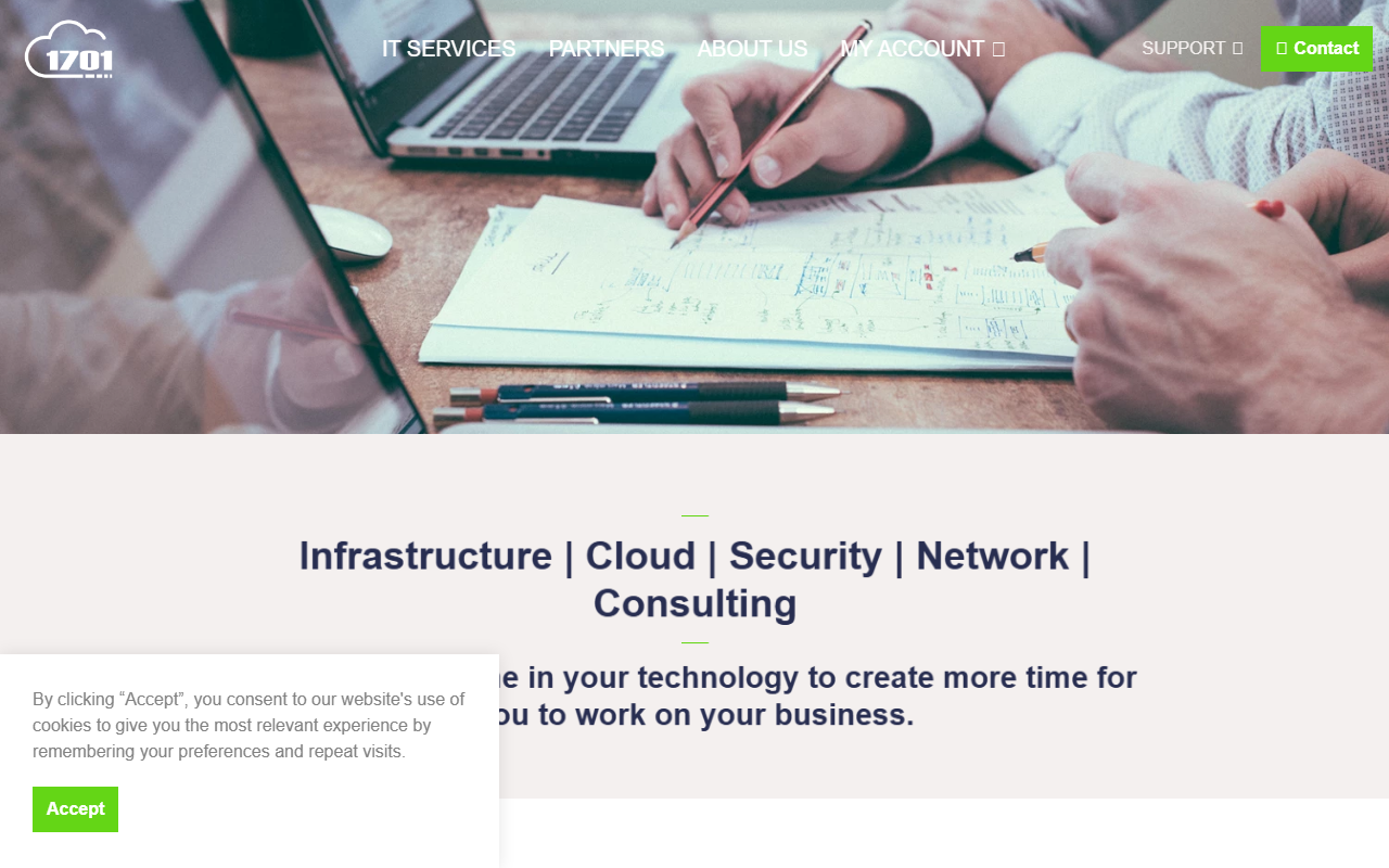 1701technologies.com screenshot