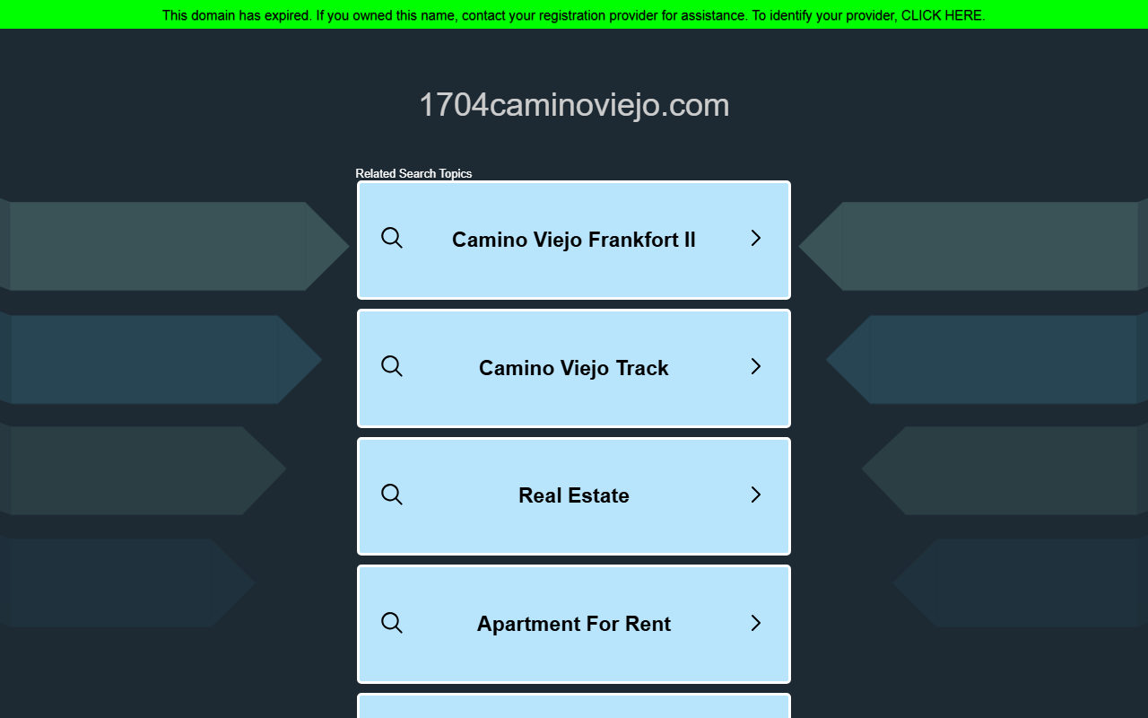 1704caminoviejo.com screenshot