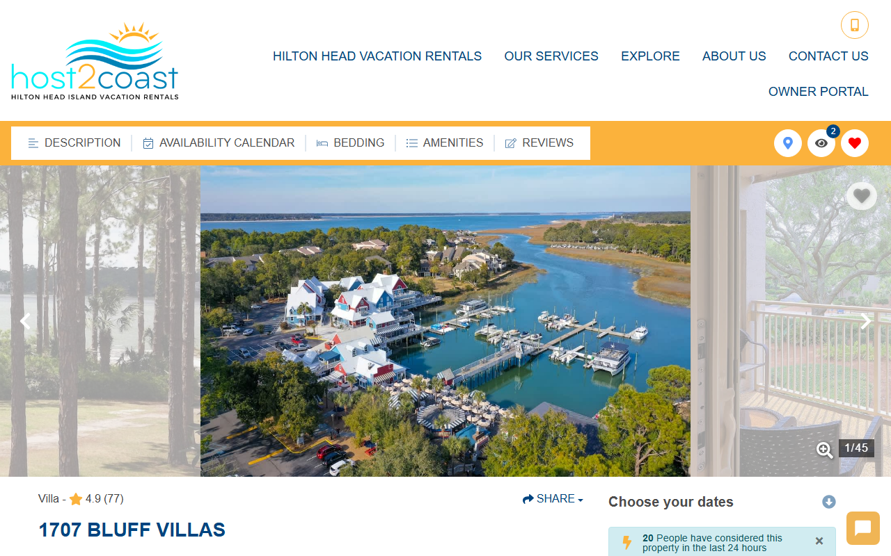 1707bluffvilla.com screenshot