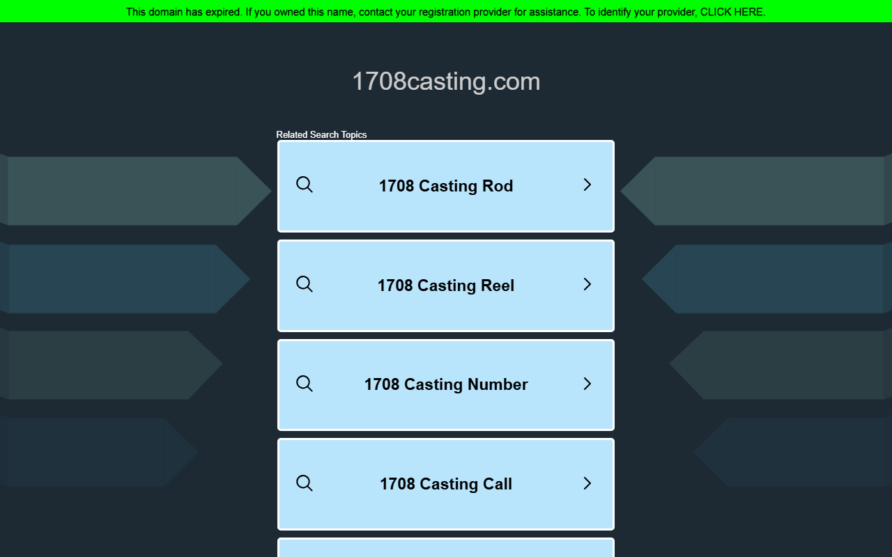 1708casting.com screenshot