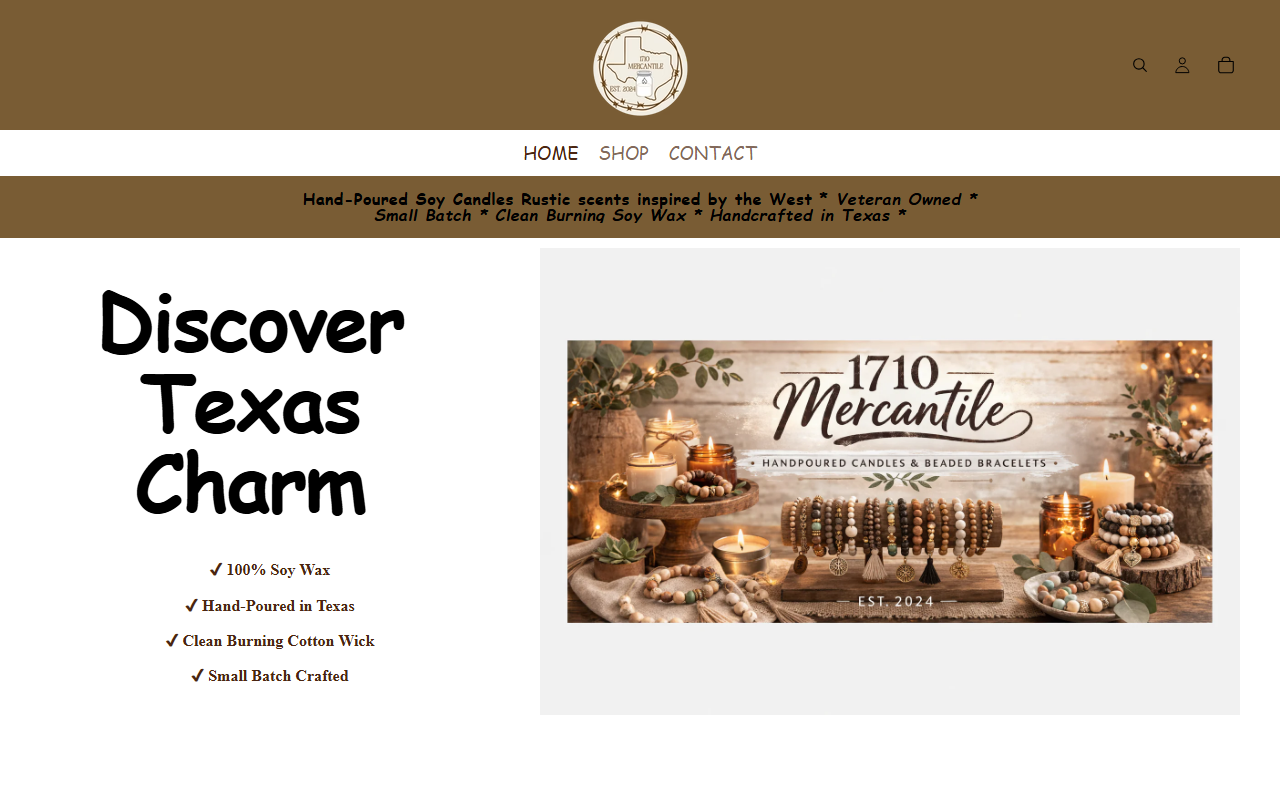 1710mercantile.com screenshot