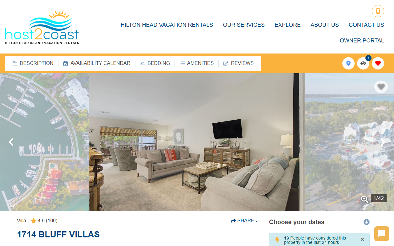 1714bluffvillas.com screenshot
