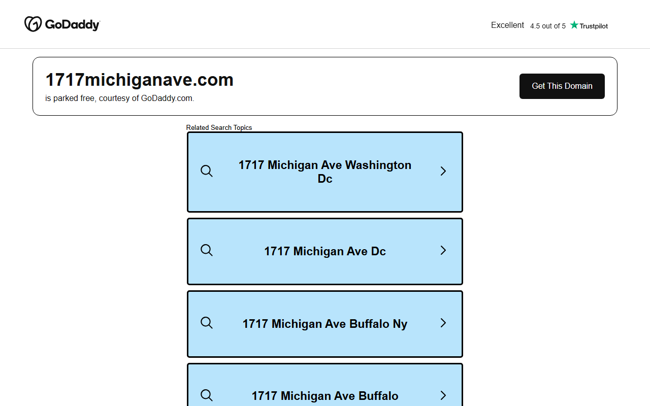 1717michiganave.com screenshot