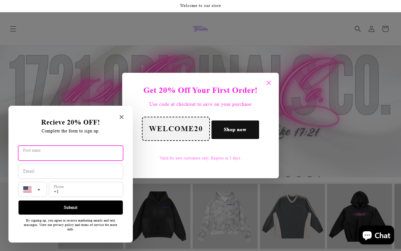 1721originalsco.com screenshot
