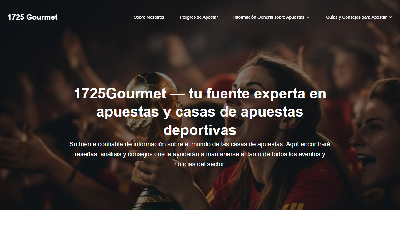 1725gourmet.com screenshot