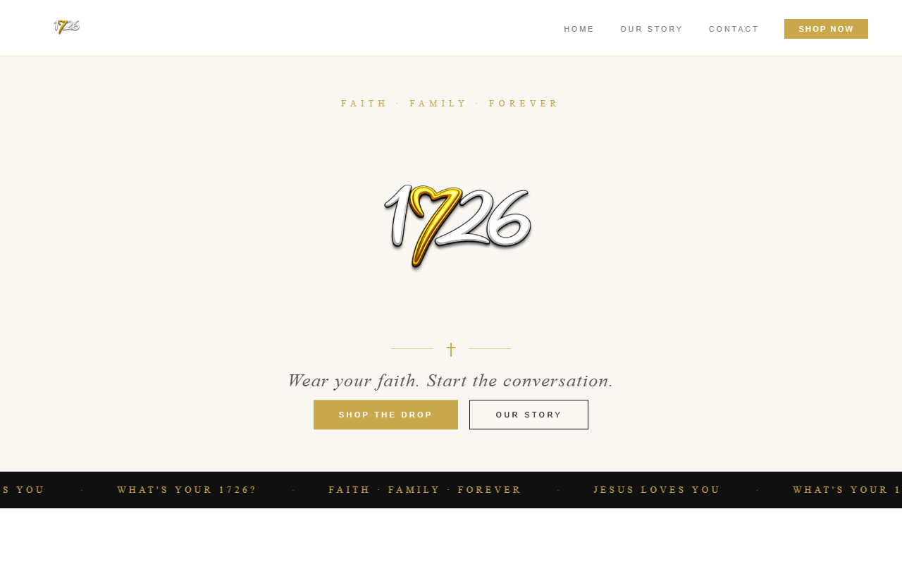 1726apparel.com screenshot