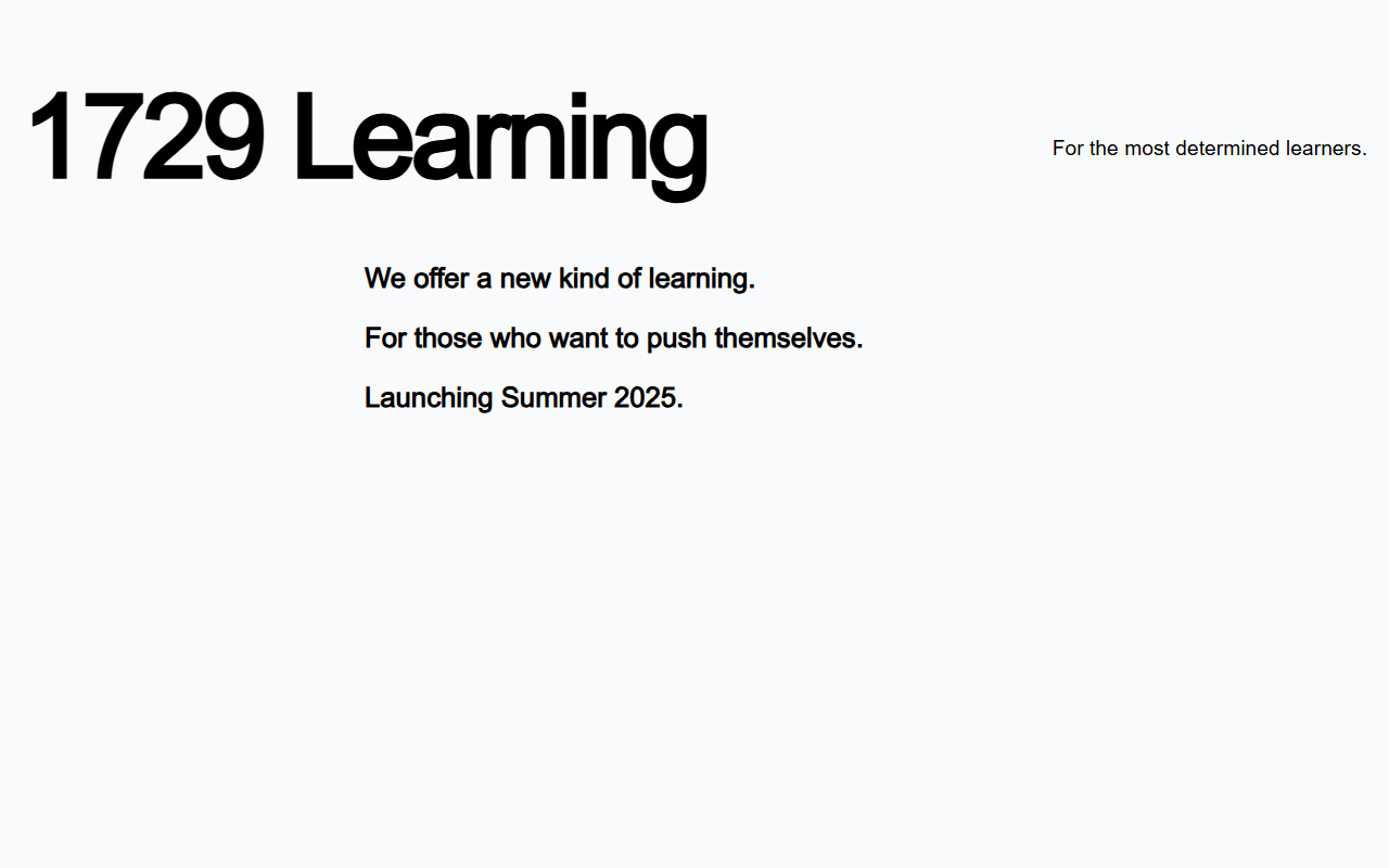1729learning.com screenshot
