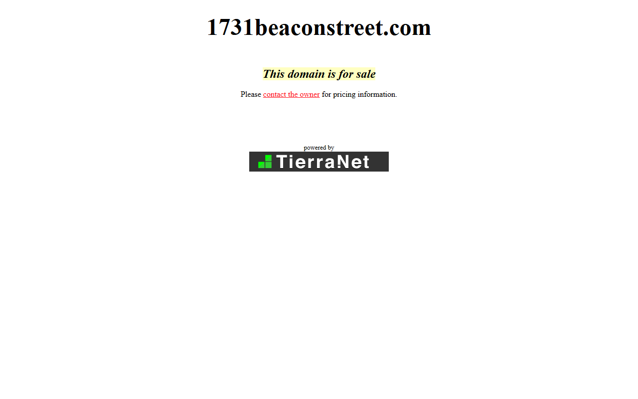 1731beaconstreet.com screenshot