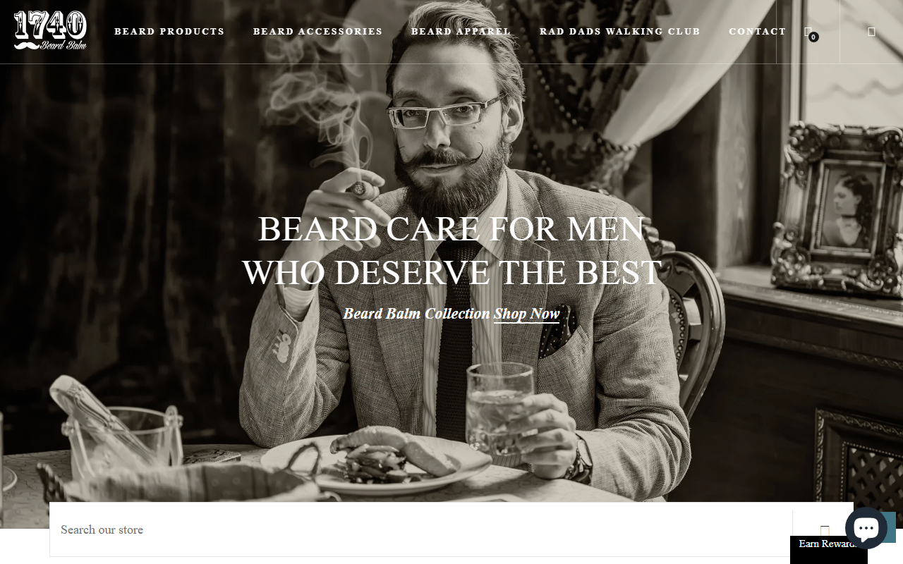 1740beardbalm.com screenshot