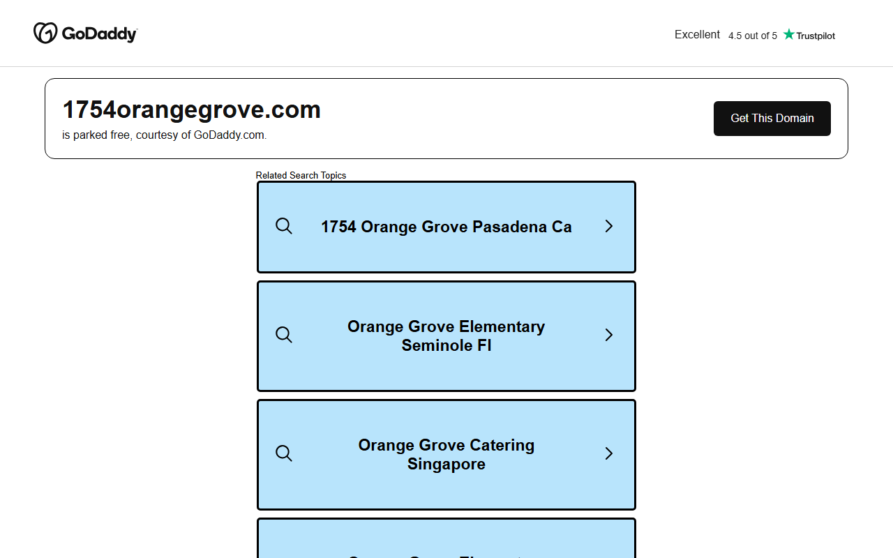 1754orangegrove.com screenshot