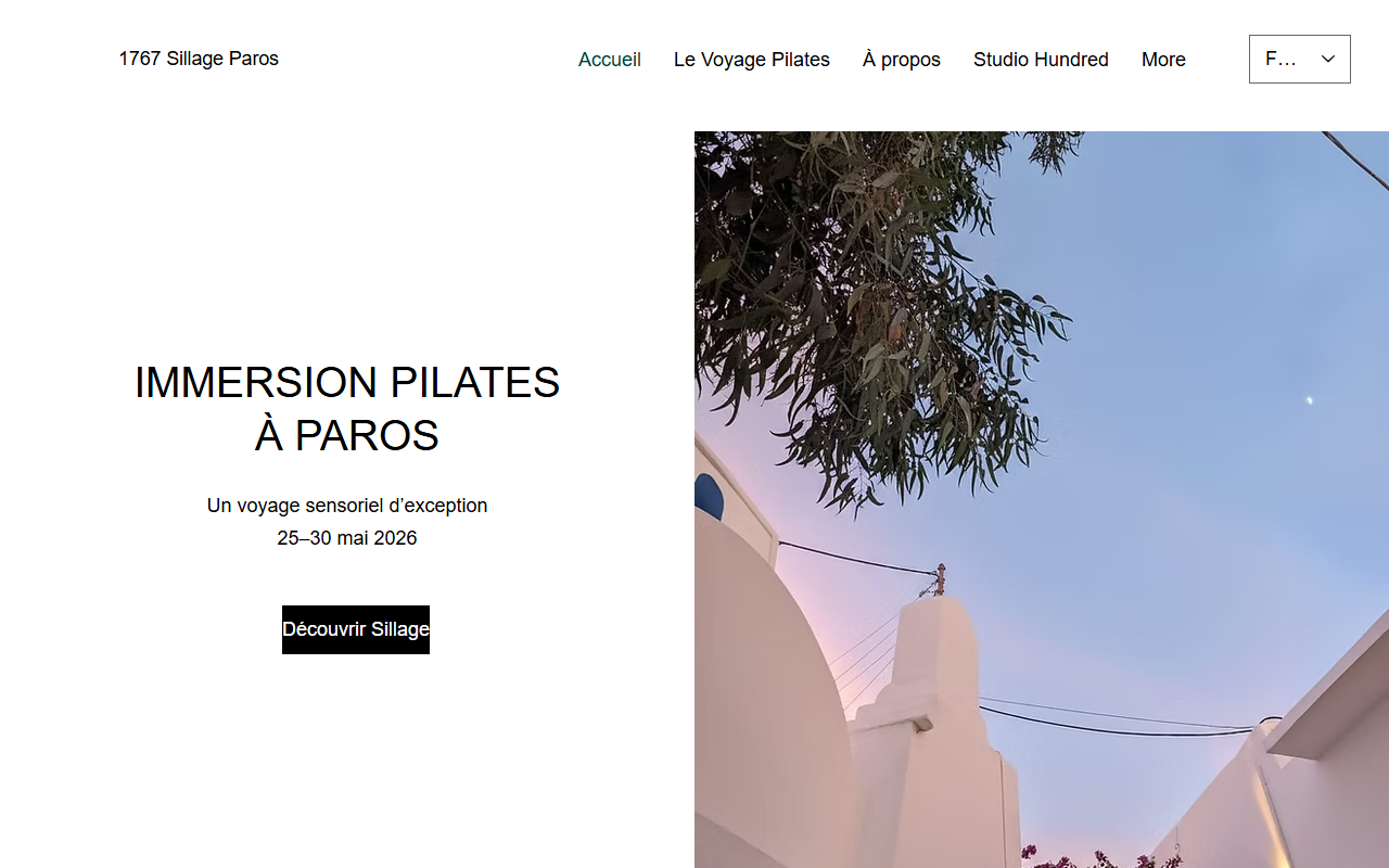 1767sillageparos.com screenshot