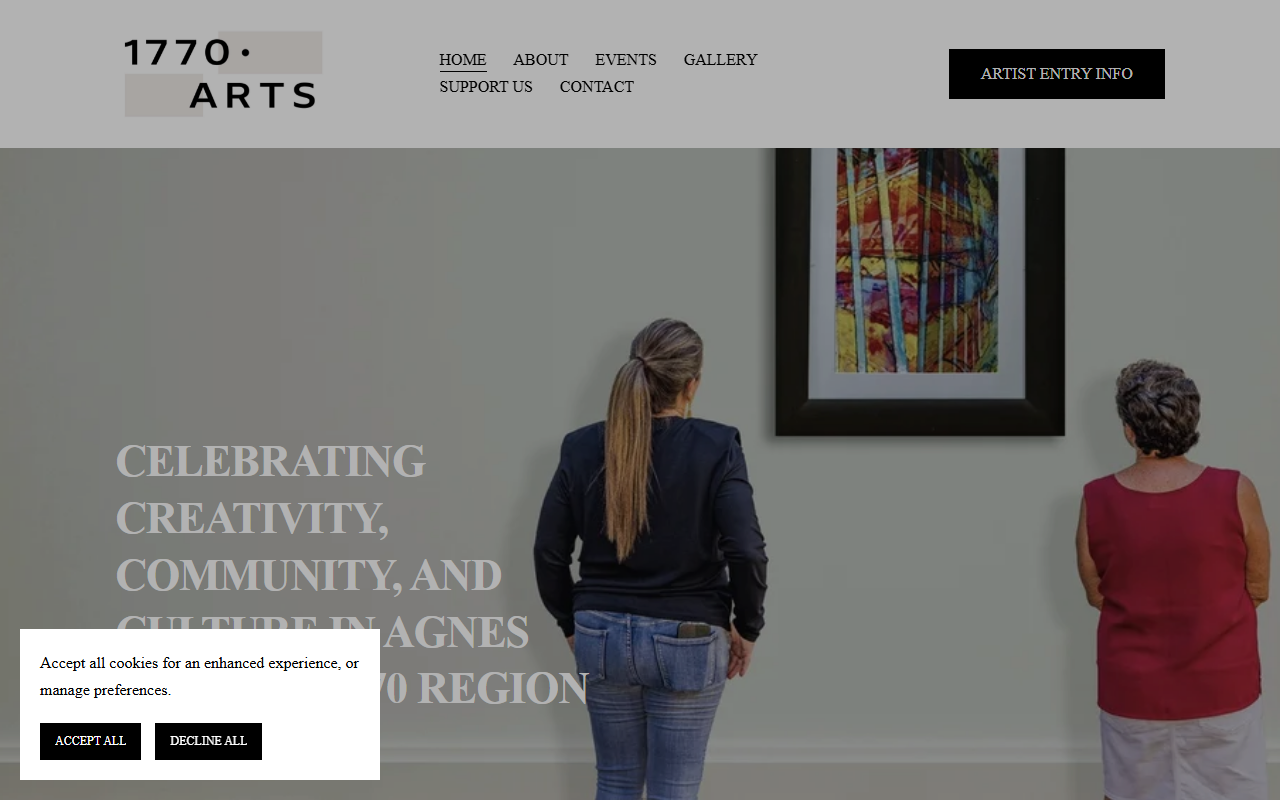 1770artshow.com screenshot