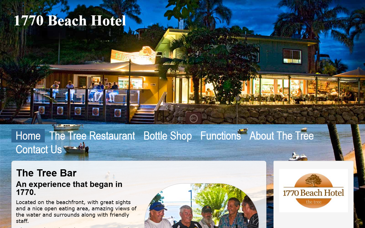 1770beachhotel.com screenshot