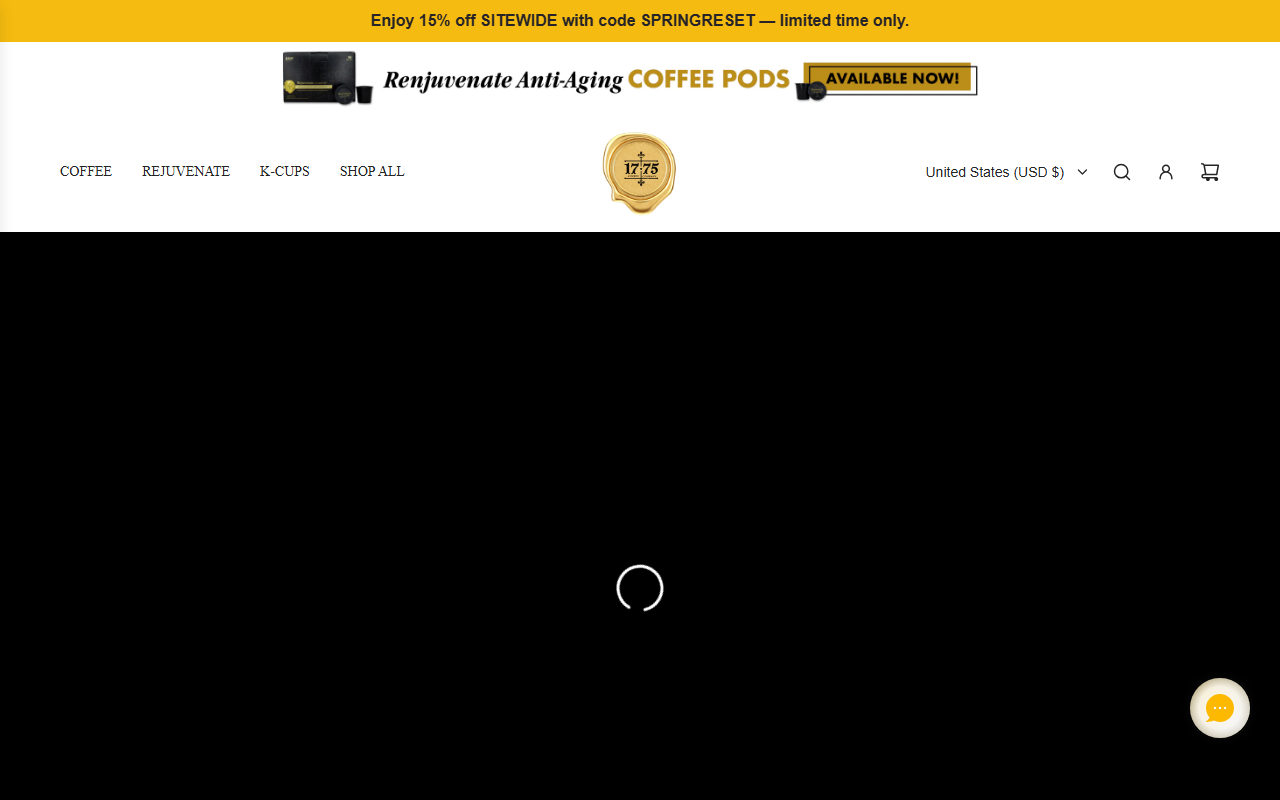 1775coffeeco.com screenshot