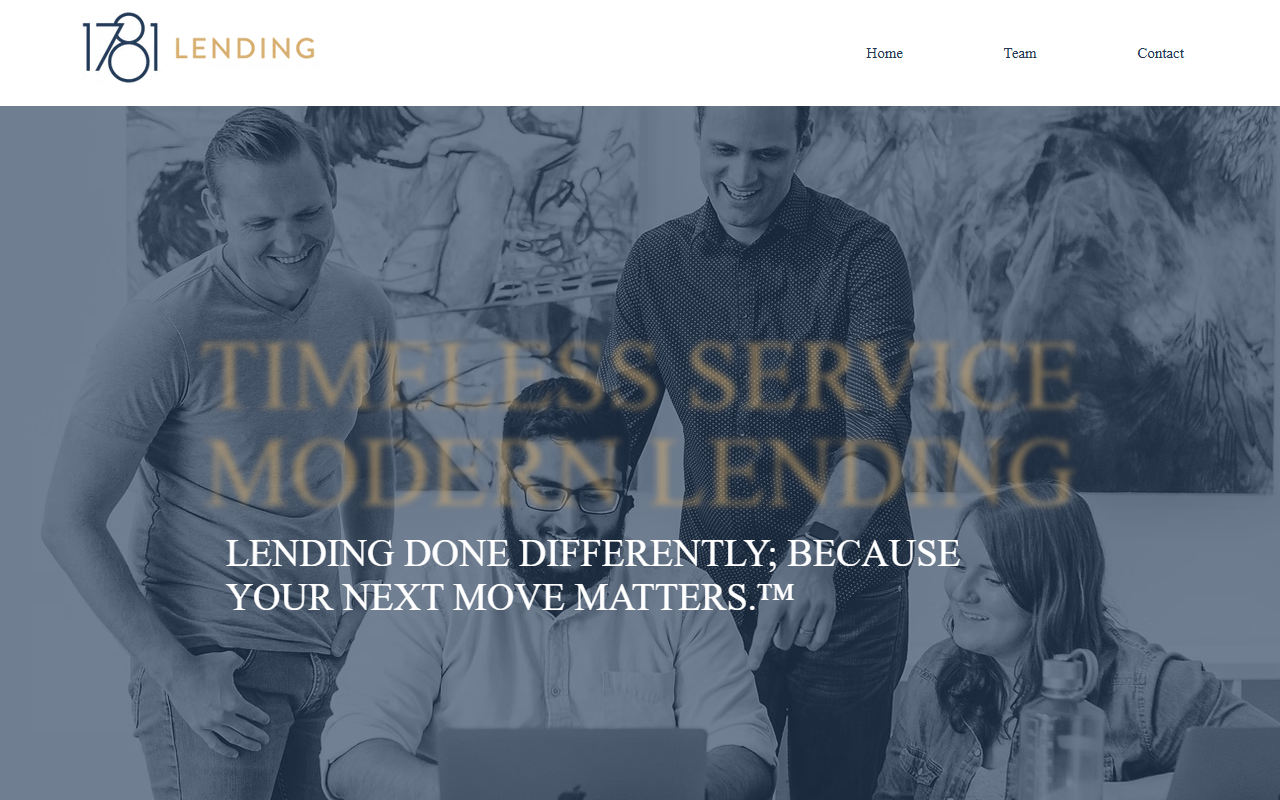 1781lending.com screenshot