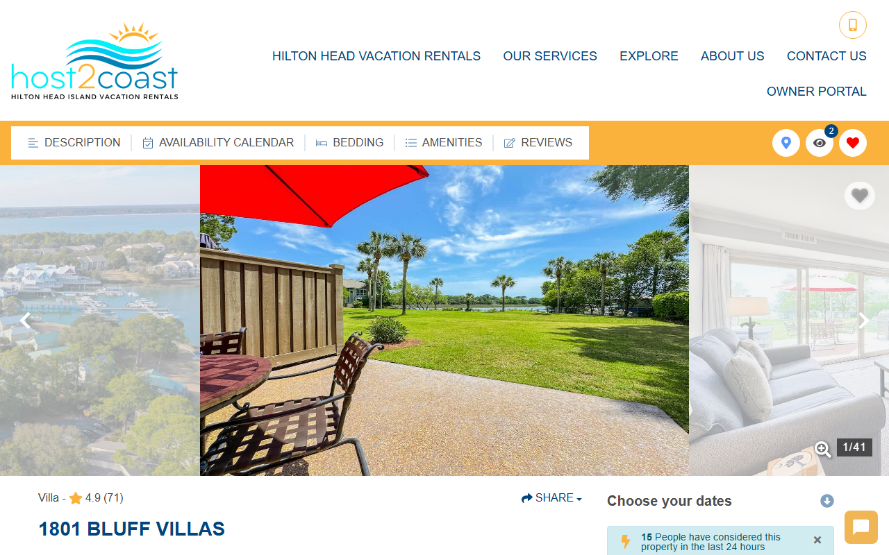 1801bluffvilla.com screenshot