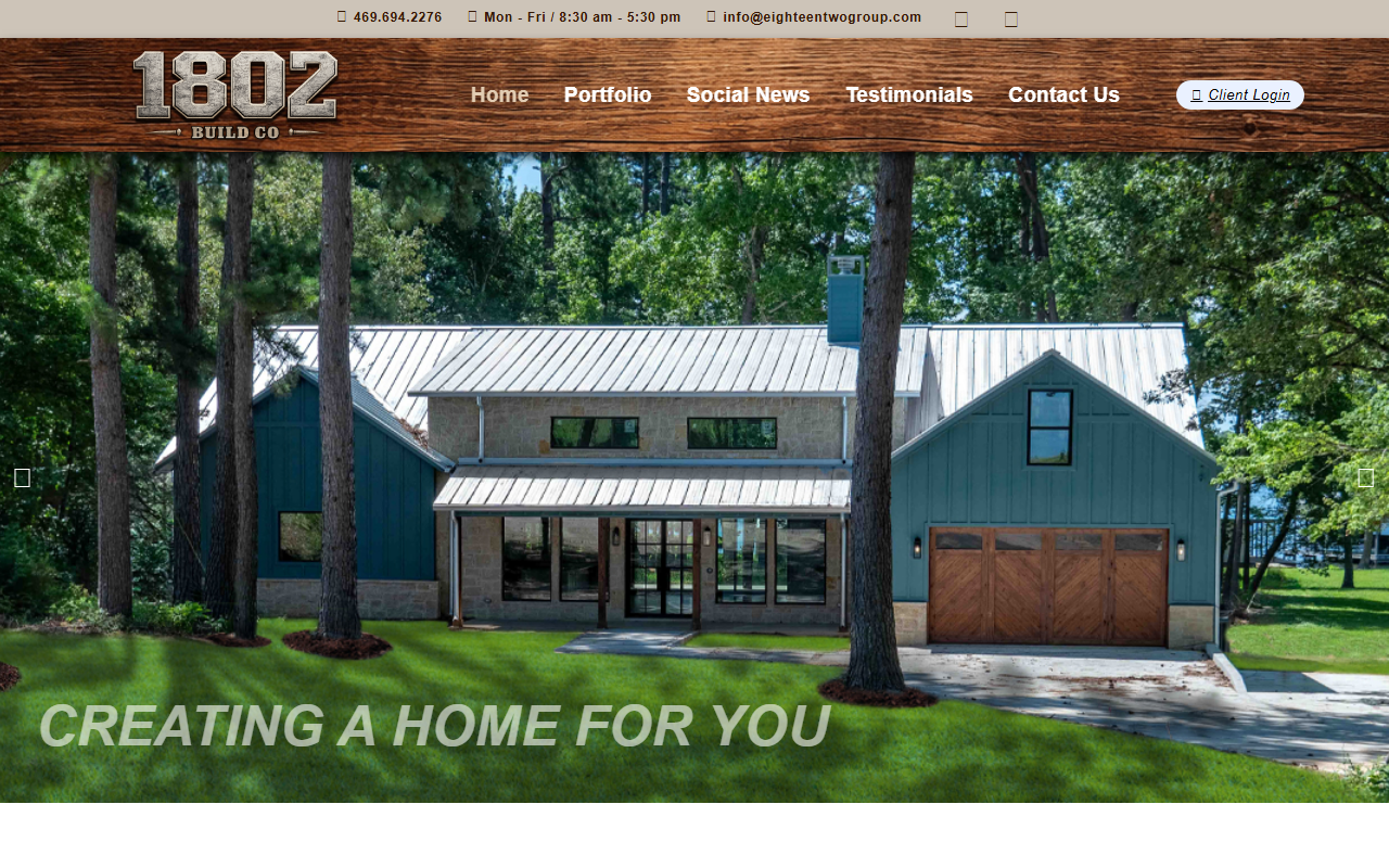 1802buildco.com screenshot