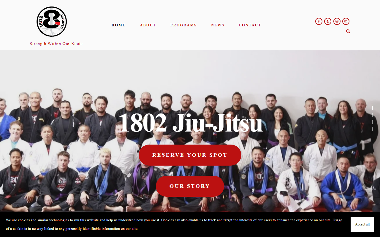 1802jiujitsu.com screenshot