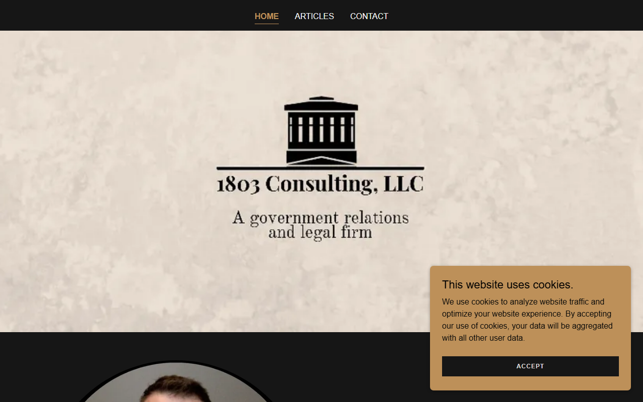 1803consulting.com screenshot