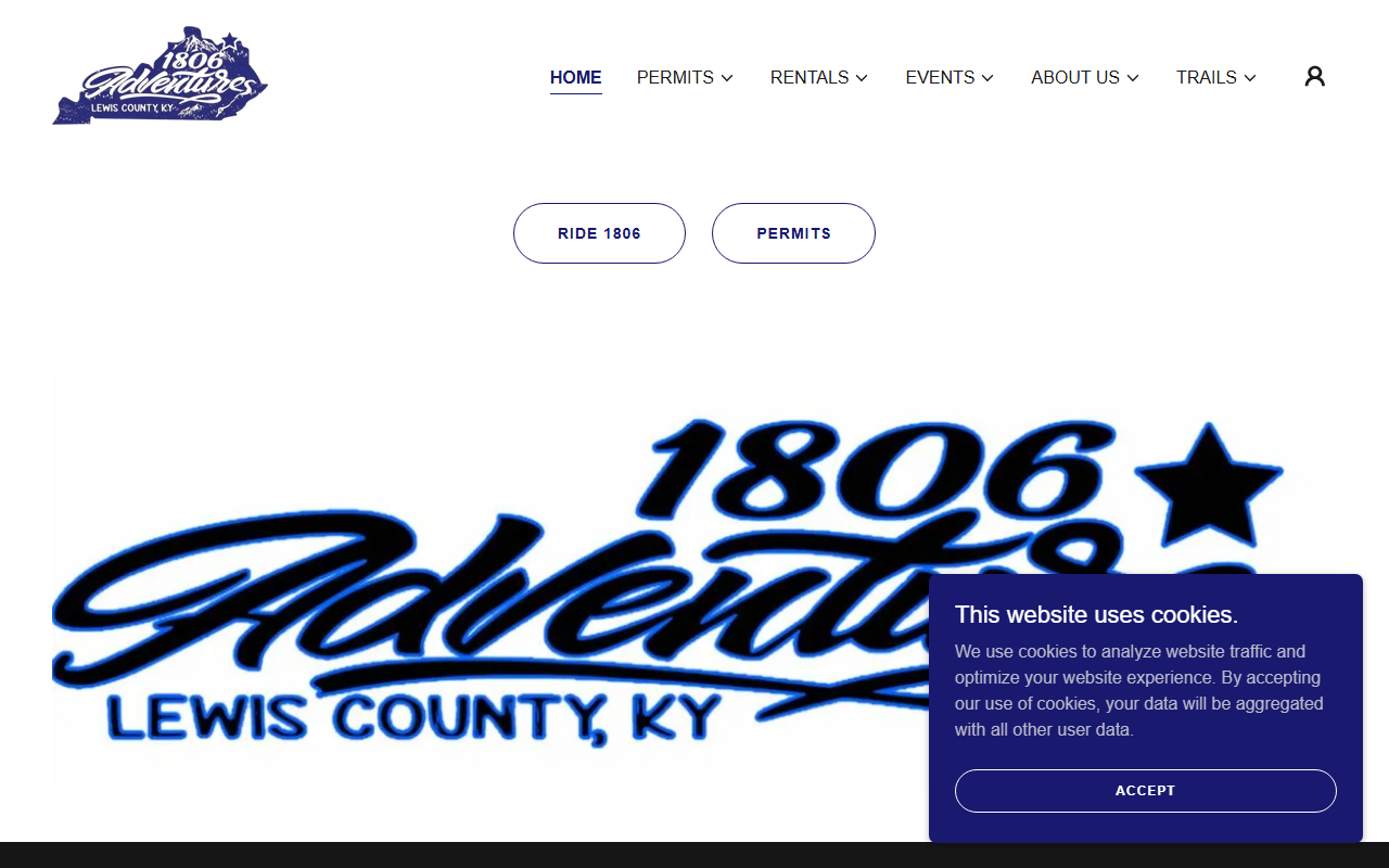 1806adventures.com screenshot
