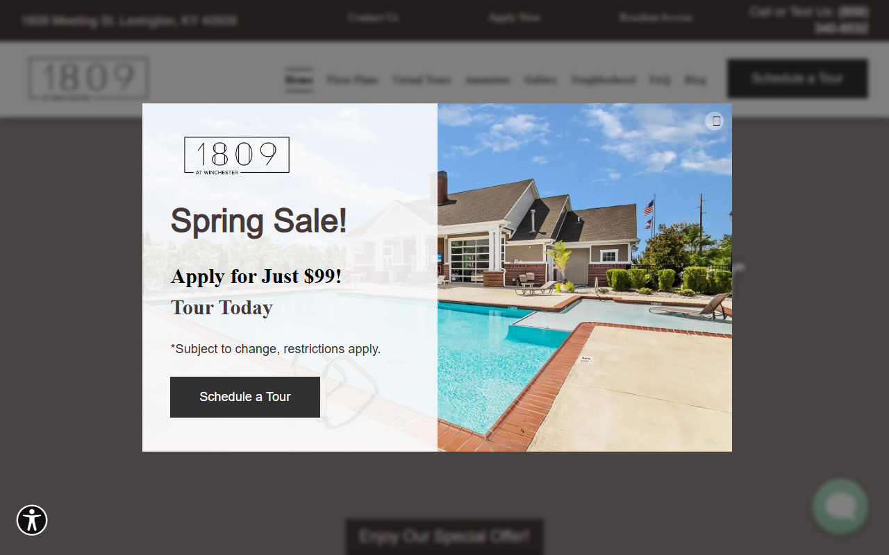 1809atwinchester.com screenshot