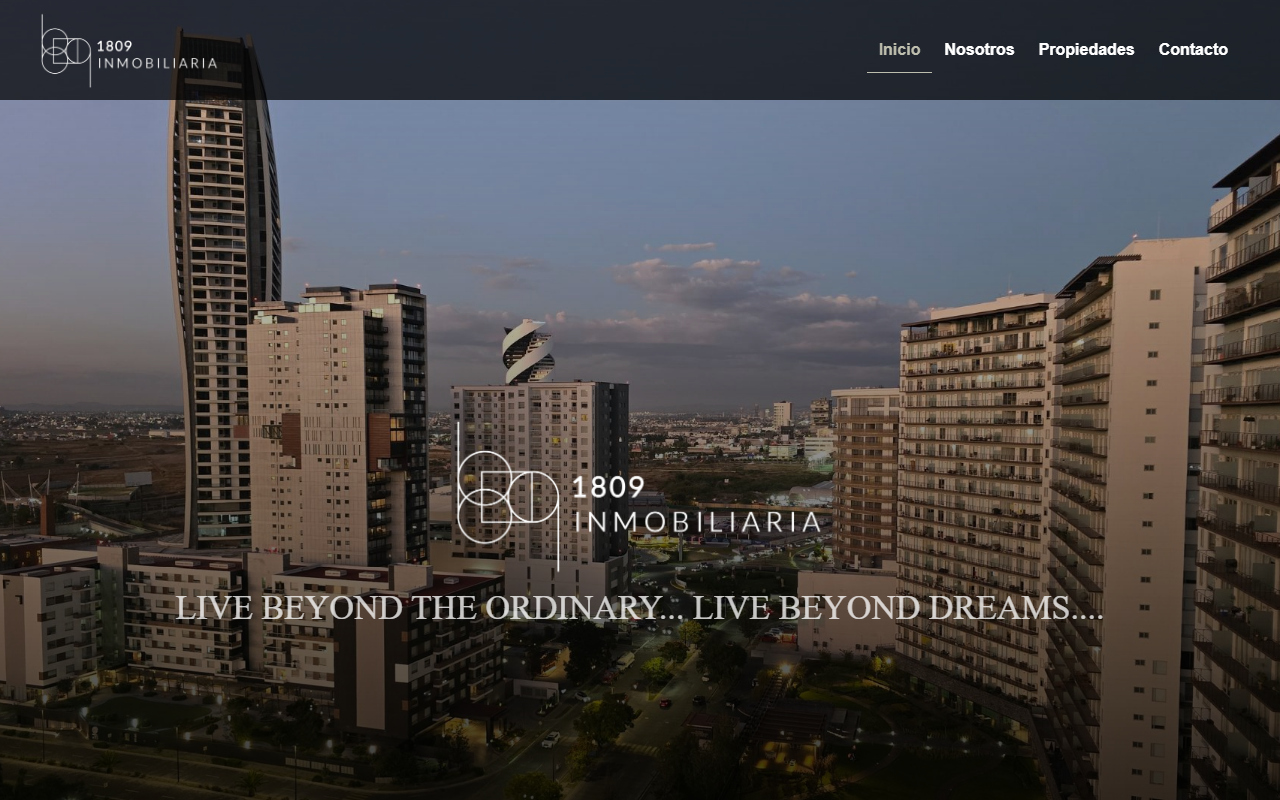 1809inmobiliaria.com screenshot