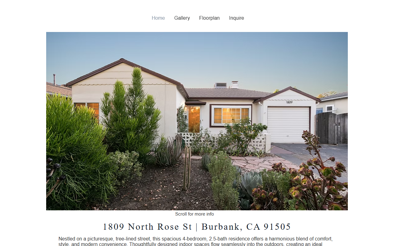 1809northrose.com screenshot