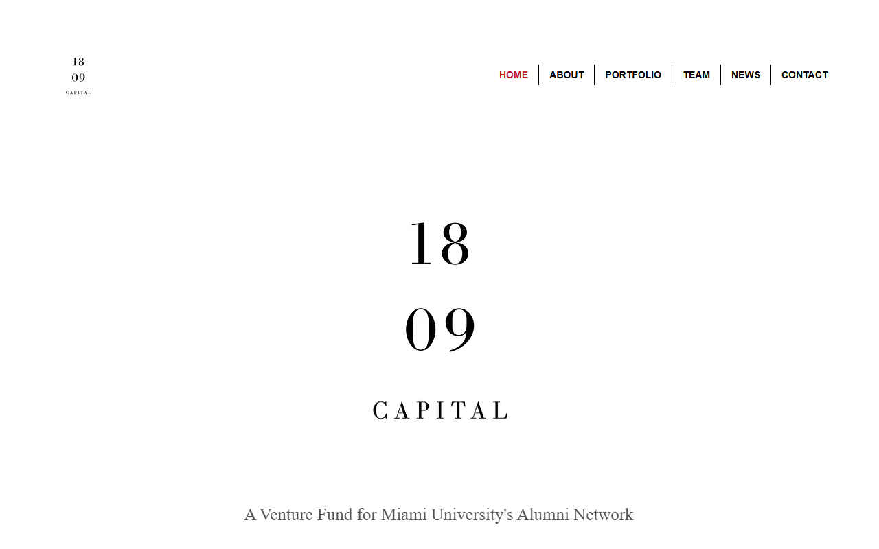 1809ventures.com screenshot