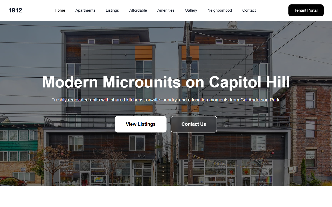 1812seattle.com screenshot