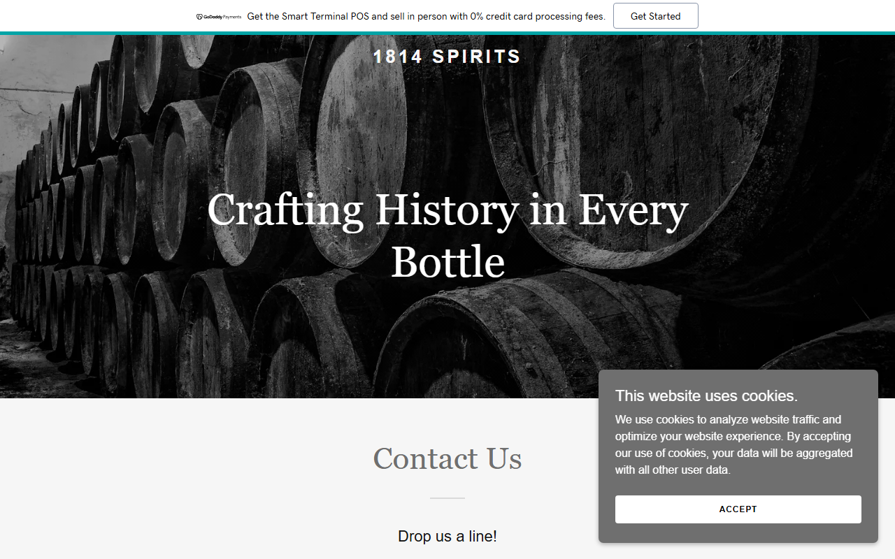 1814spirits.com screenshot