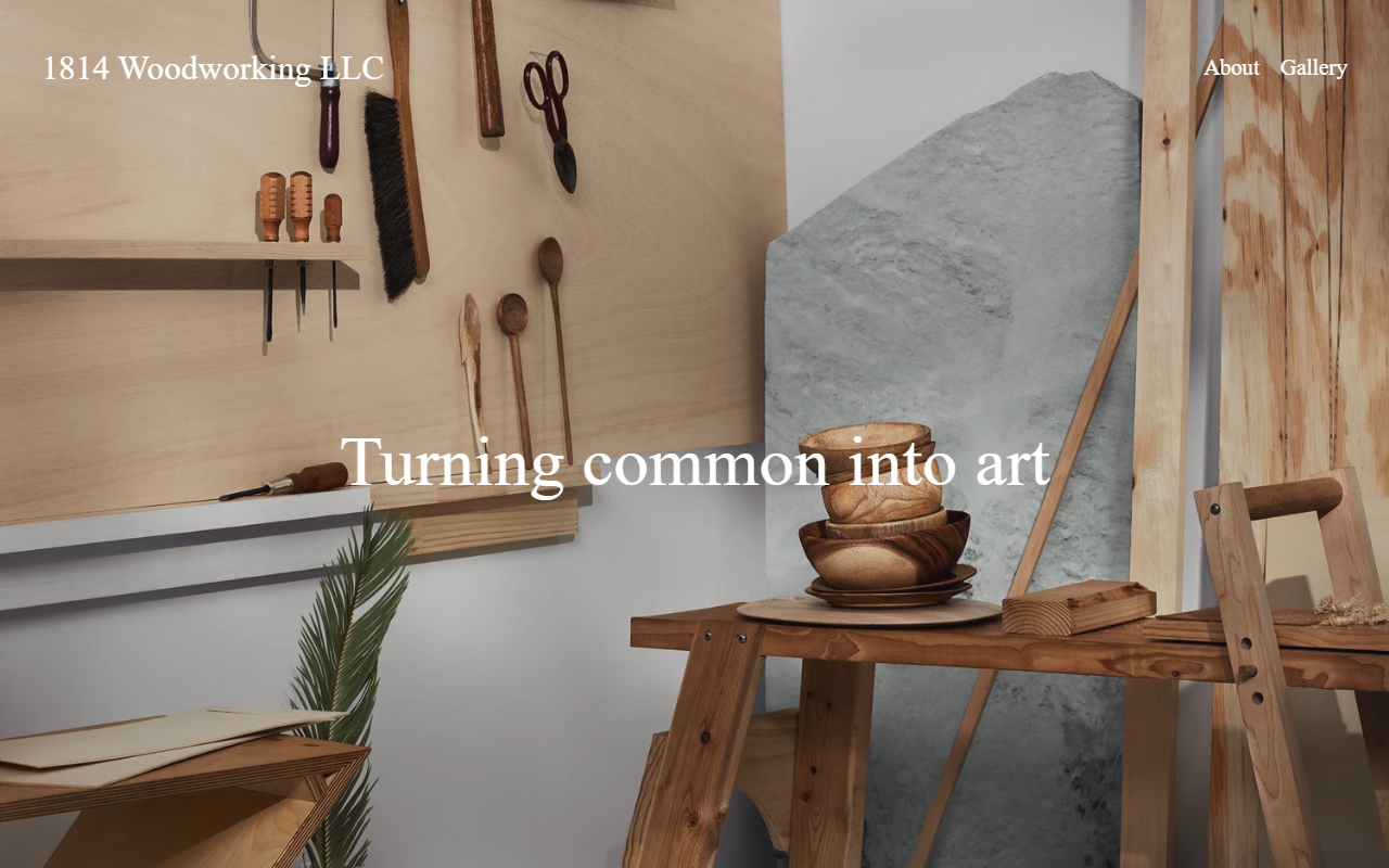 1814woodworking.com screenshot